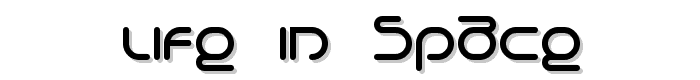 Life in Space font